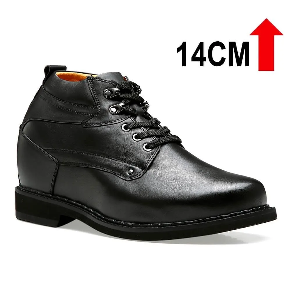 14 CM / 5.51 Inches Taller - CMR CHAMARIPA 5.51 Inches Elevator Shoes Hidden Heel Working Boots