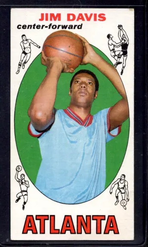 1969-70 Topps #53 Jim Davis Atlanta Hawks Basketball Cards