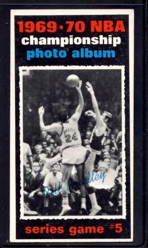 1970-71 Topps #172 Bill Bradley 1969-70 NBA Championship Photo Album Game 5 Basketball Cards