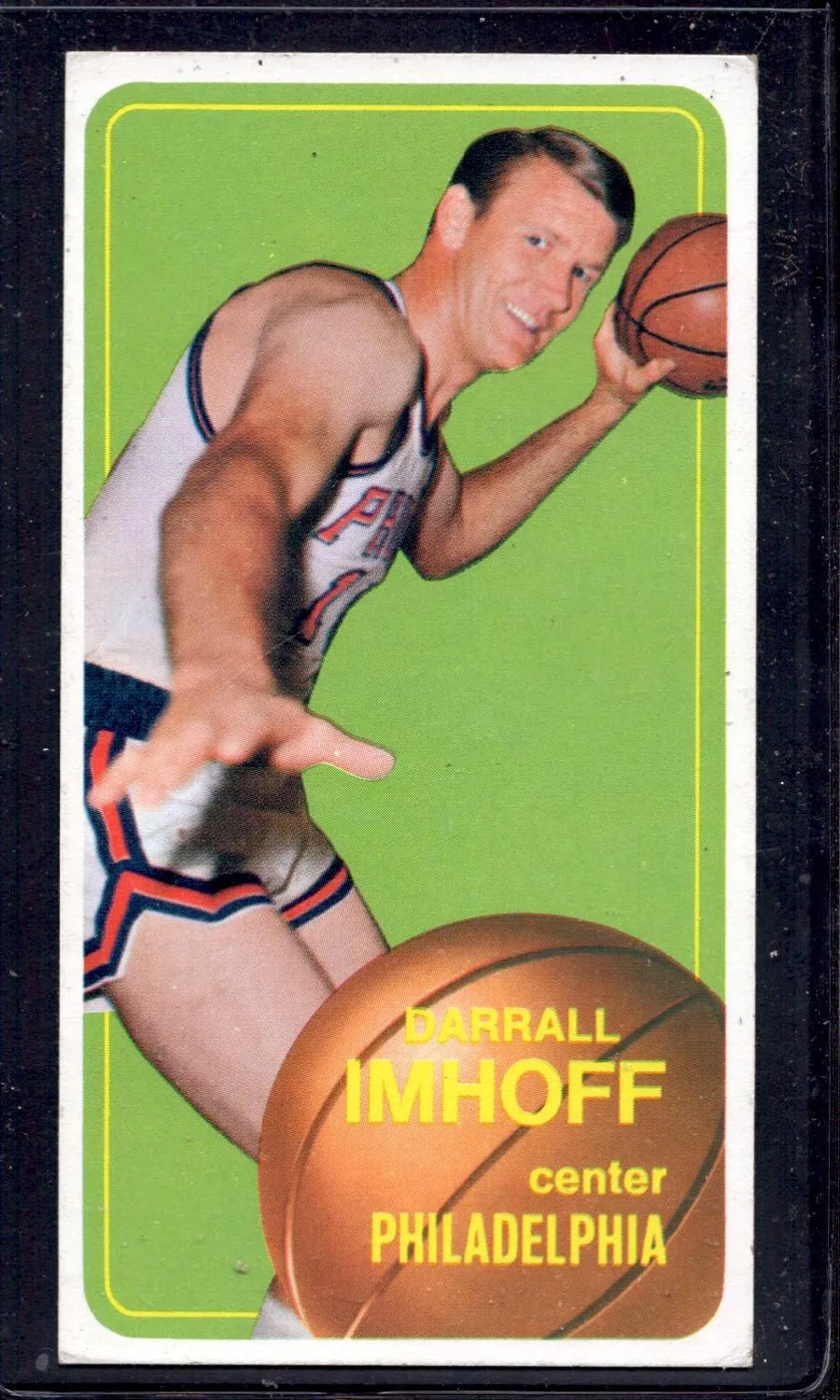 1970-71 Topps #57 Darrall Imhoff Philadelphia 76ers Basketball Cards