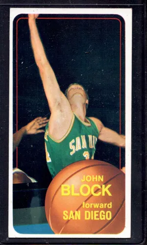 1970-71 Topps #58 John Block San Diego Rockets Basketball Cards