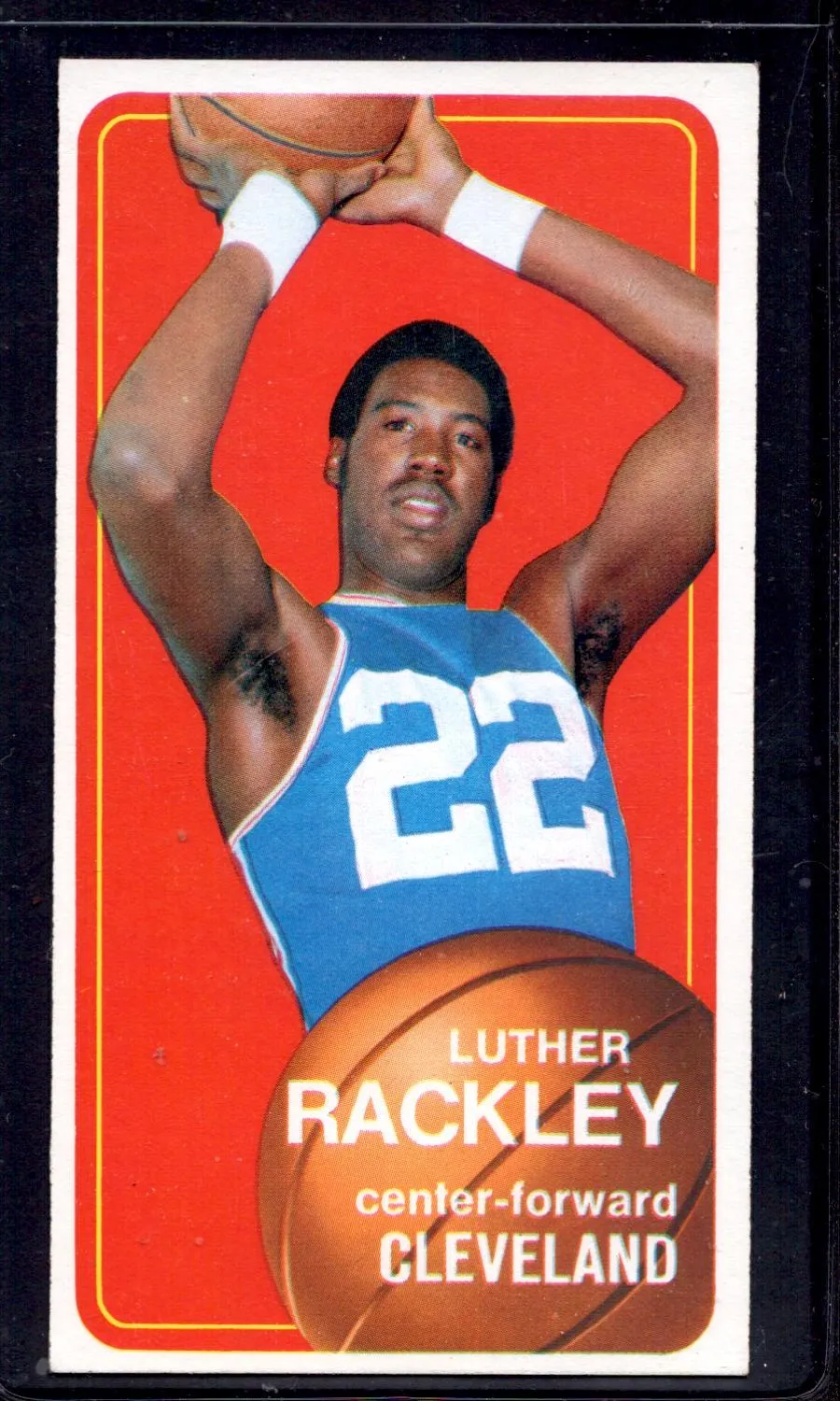 1970-71 Topps #61 Luther Rackley Cleveland Cavaliers Basketball Cards