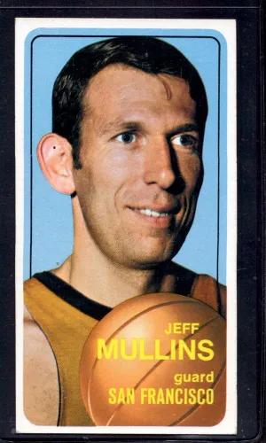 1970-71 Topps #76 Jeff Mullins San Francisco Warriors Basketball Cards