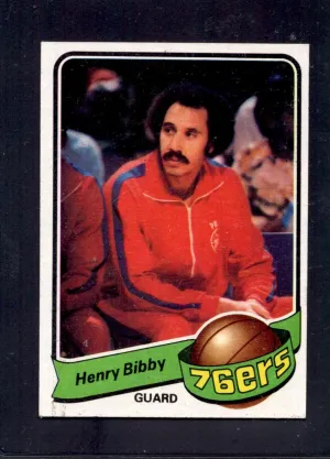 1979-80 Topps #3 Henry Bibby Philadelphia 76ers Basketball Cards