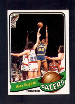 1979-80 Topps #31 Alex English Indiana Pacers Rookie Basketball Cards