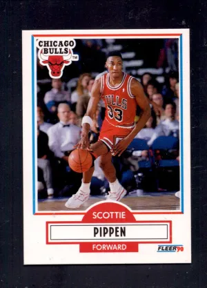 1990-91 Fleer #30 Scottie Pippen Chicago Bulls Basketball Cards