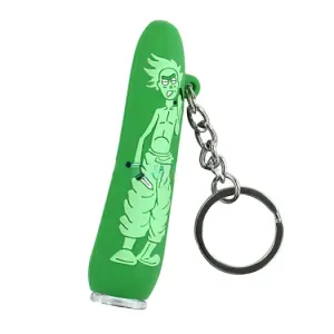 3" Silicone One Hitter with Key Chain