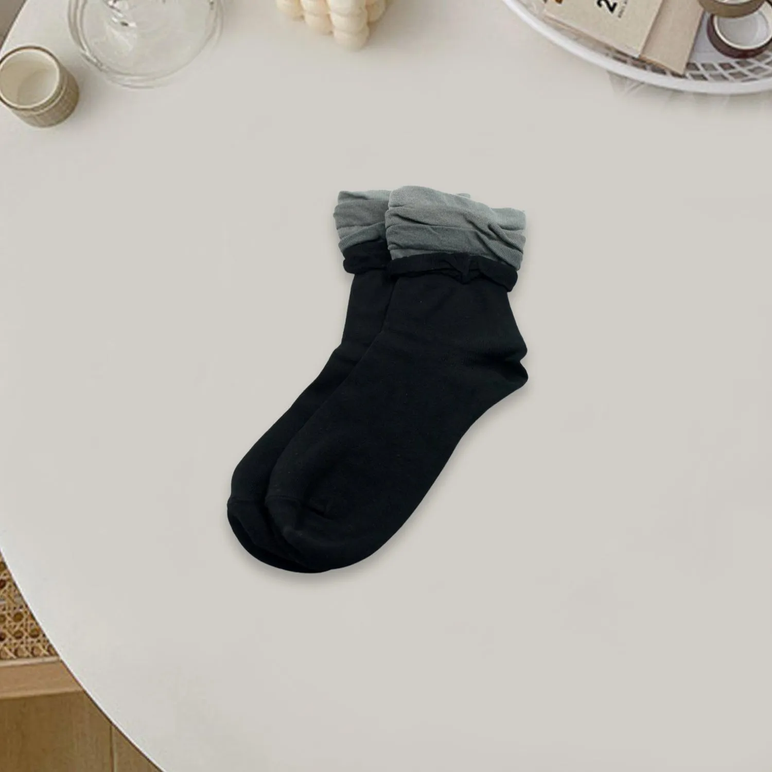 7355 Socks Breathable Thickened Classic Simple Soft Skin Friendly