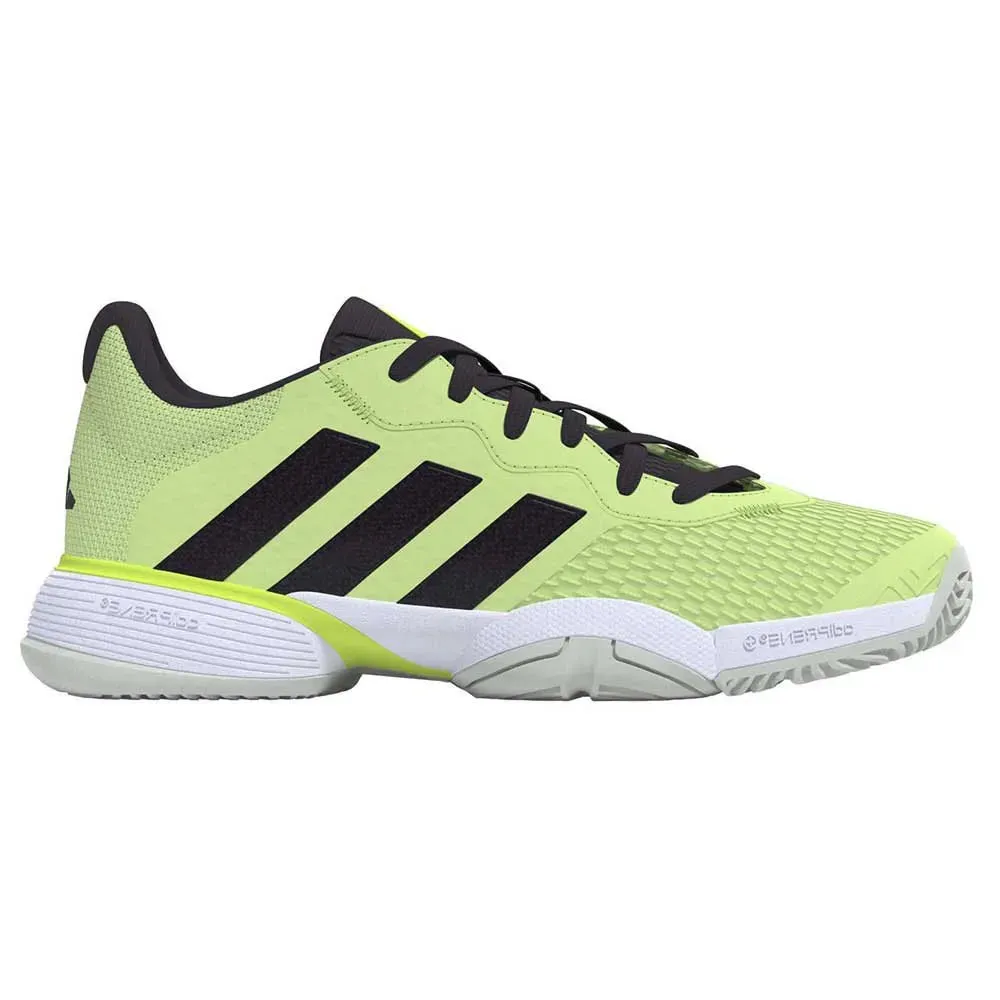 adidas Barricade Tennis Shoes (Junior) - Green/Black