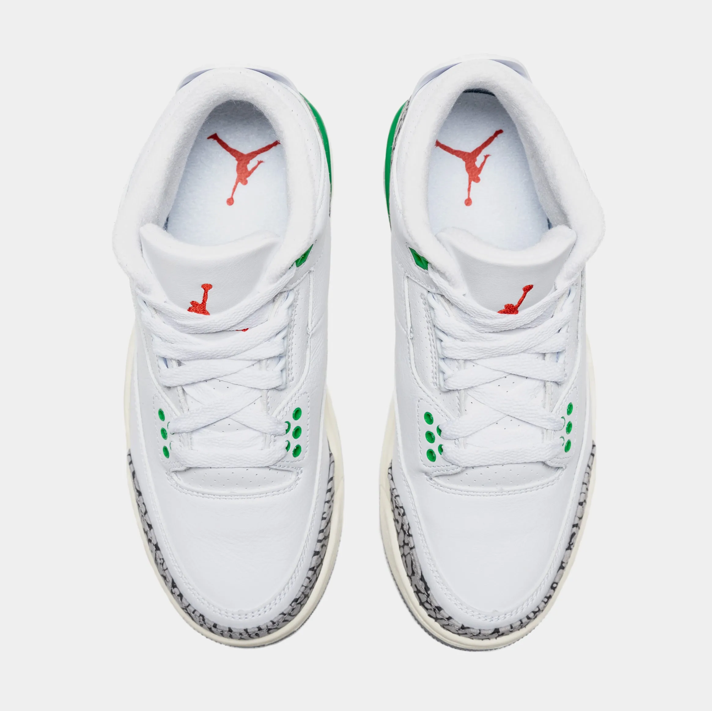 Air Jordan 3 Retro Lucky Green Womens Lifestyle Shoes (White/Green)