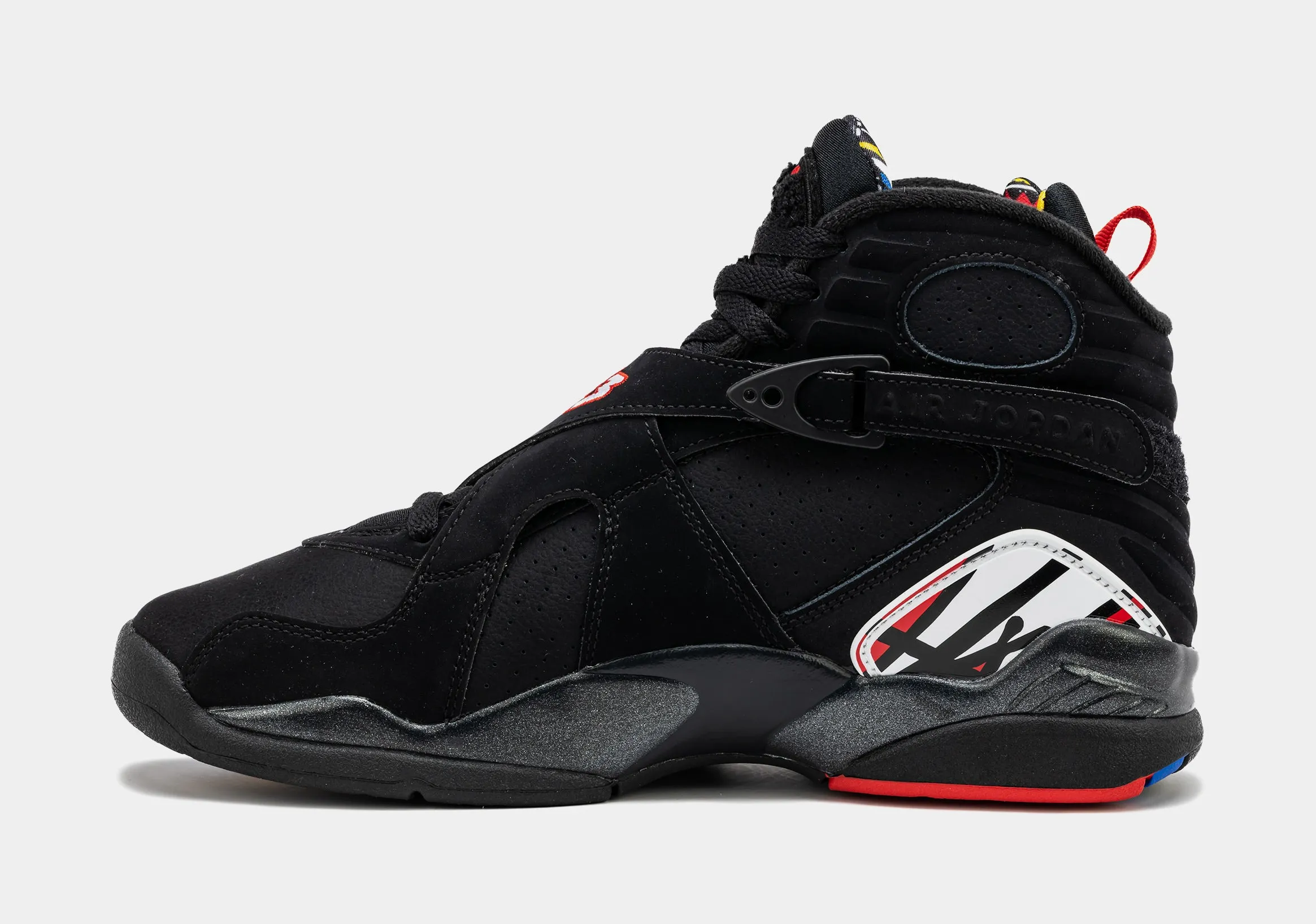 Air Jordan 8 Retro Playoffs Mens Lifestyle Shoes (Black)