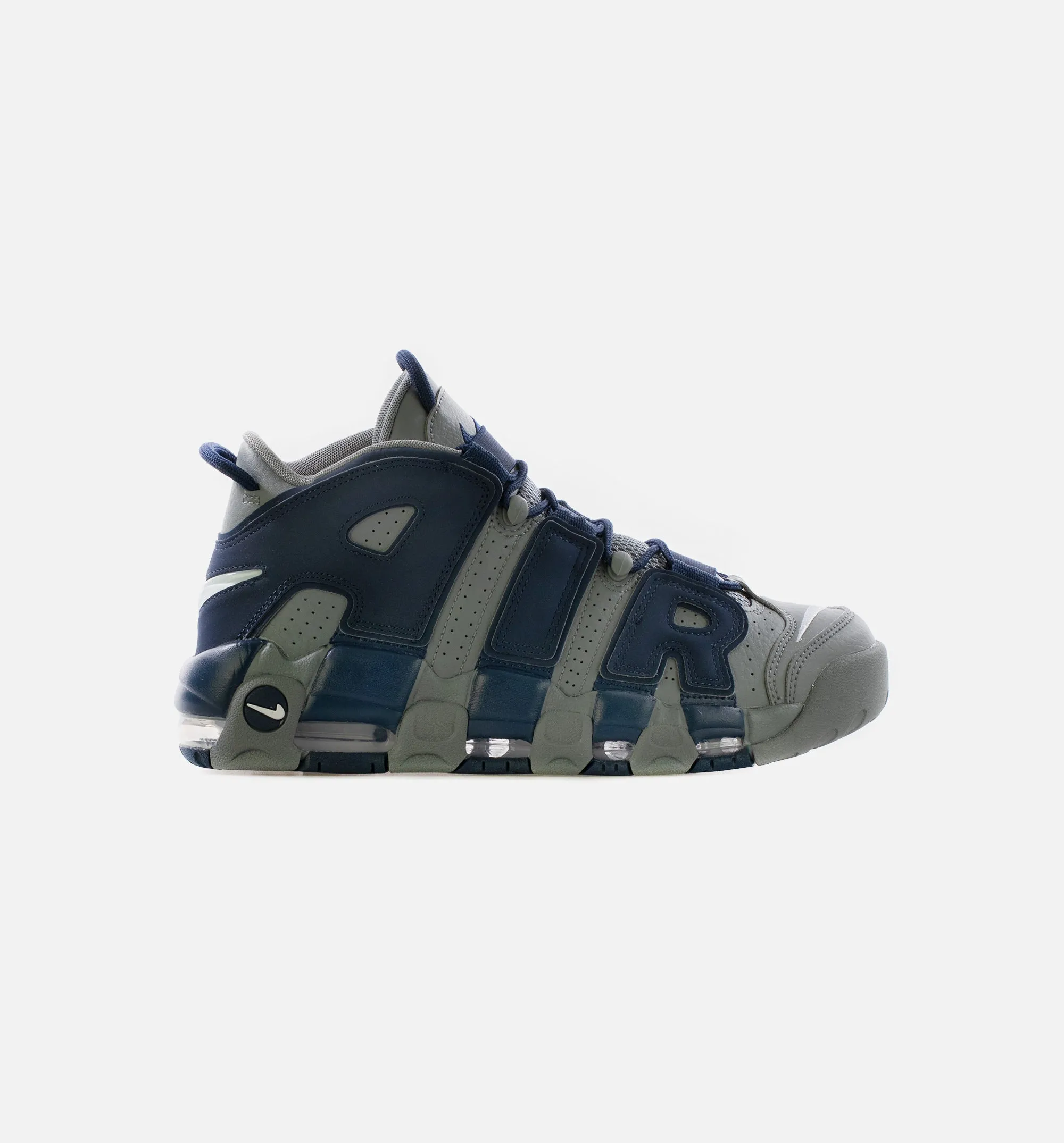 Air More Uptempo 96 Mens Basketball Shoe - Cool Grey/White/Midnight Navy