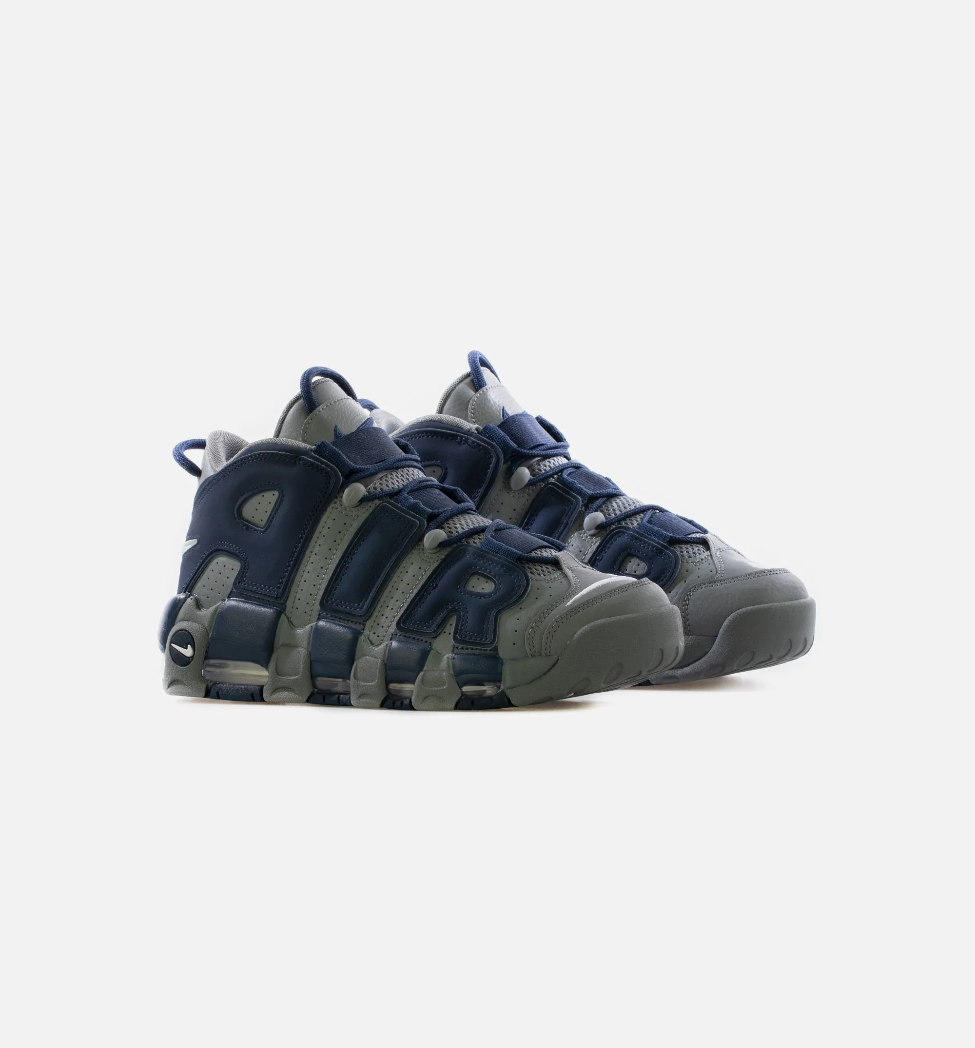 Air More Uptempo 96 Mens Basketball Shoe - Cool Grey/White/Midnight Navy