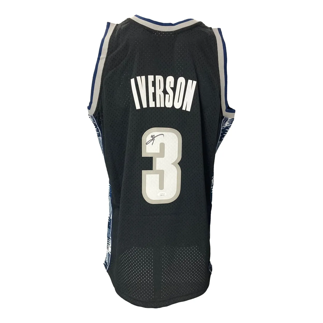 Allen Iverson Signed Georgetown Hoyas 1995-96 M&N College Vault Jersey JSA ITP