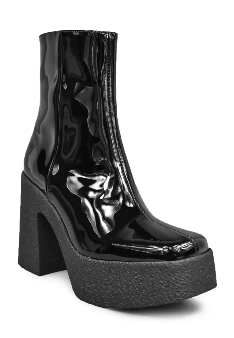 Altercore - Mazikeen Vegan Black Patent - Heels