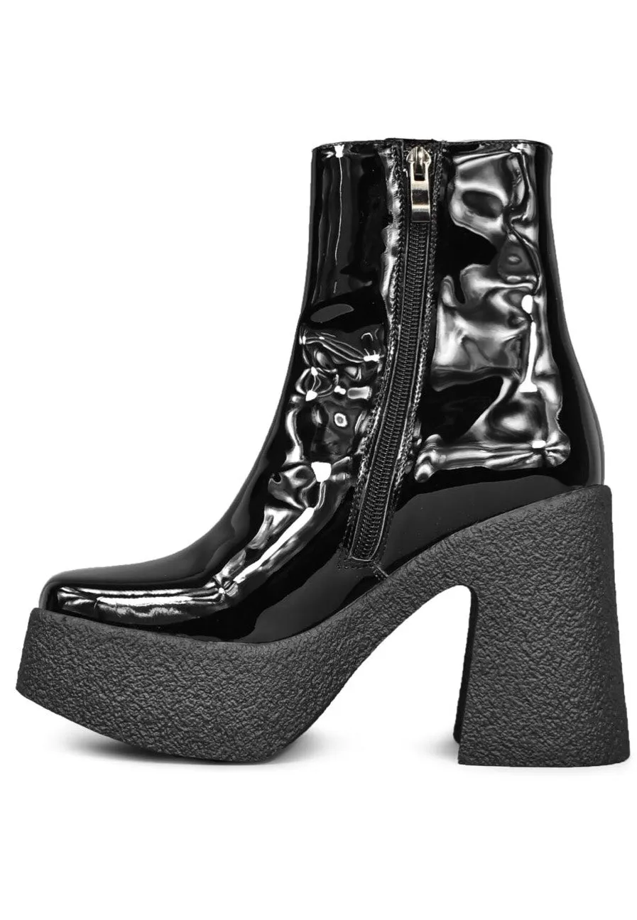 Altercore - Mazikeen Vegan Black Patent - Heels