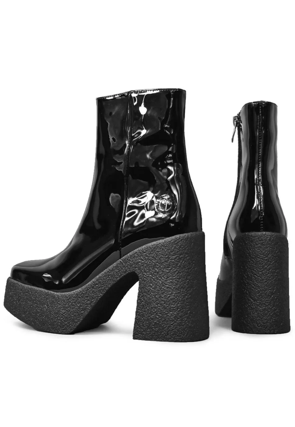 Altercore - Mazikeen Vegan Black Patent - Heels