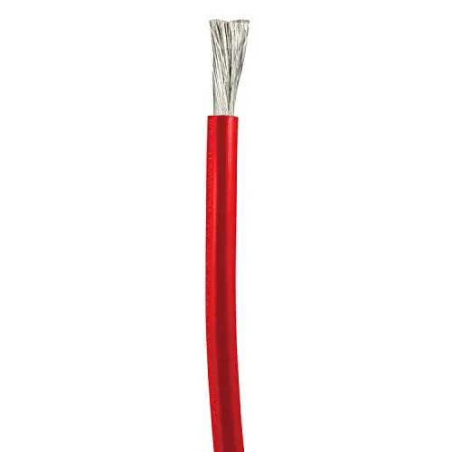 Ancor Marine Grade Primary Wire and Battery Cable (Red, 50 Feet, 4 AWG)