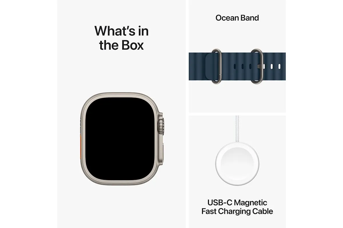 Apple Watch Ultra 2 | 49mm | Titanium Blue Ocean Band