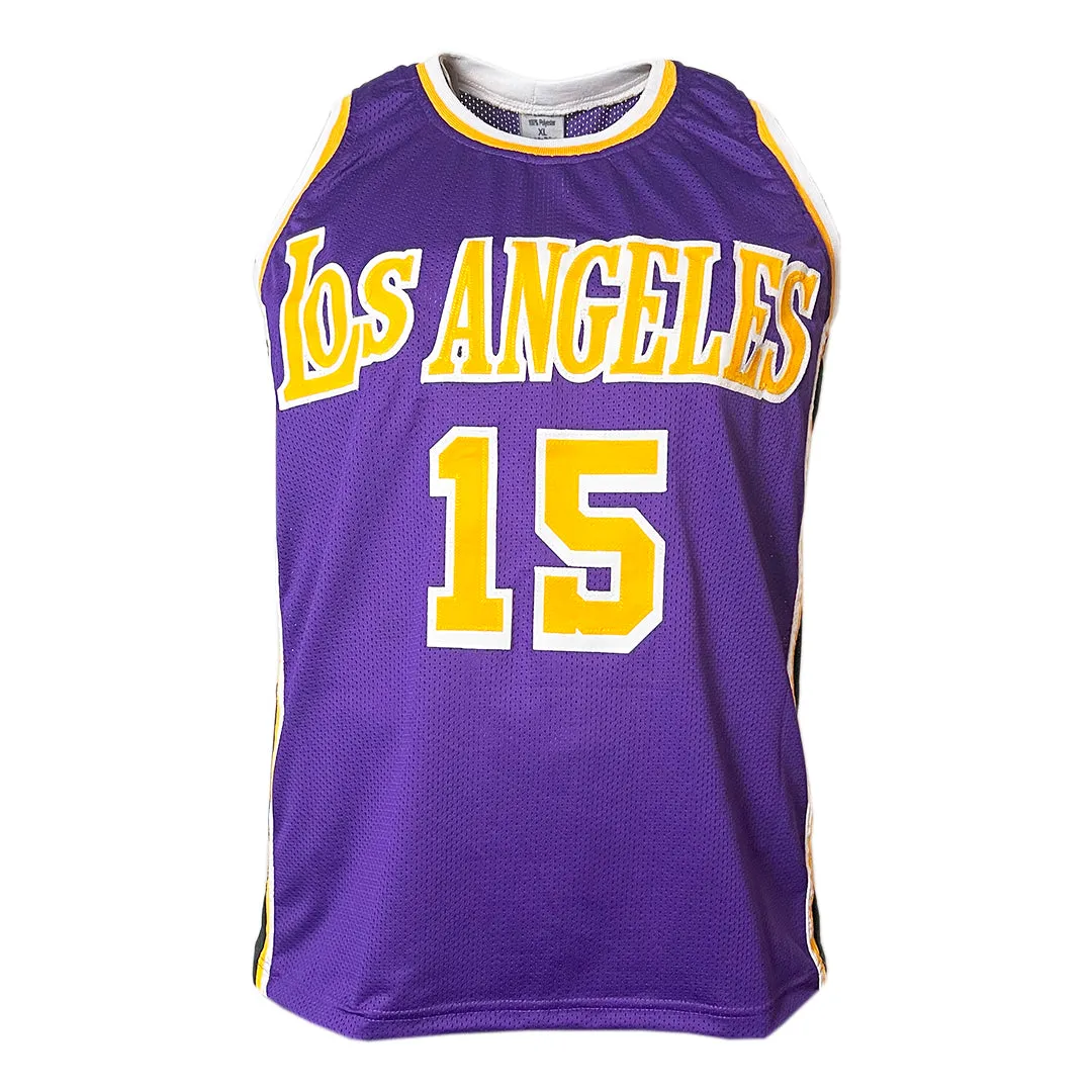 Austin Reaves Signed Los Angeles Purple Basketball Jersey (Beckett)