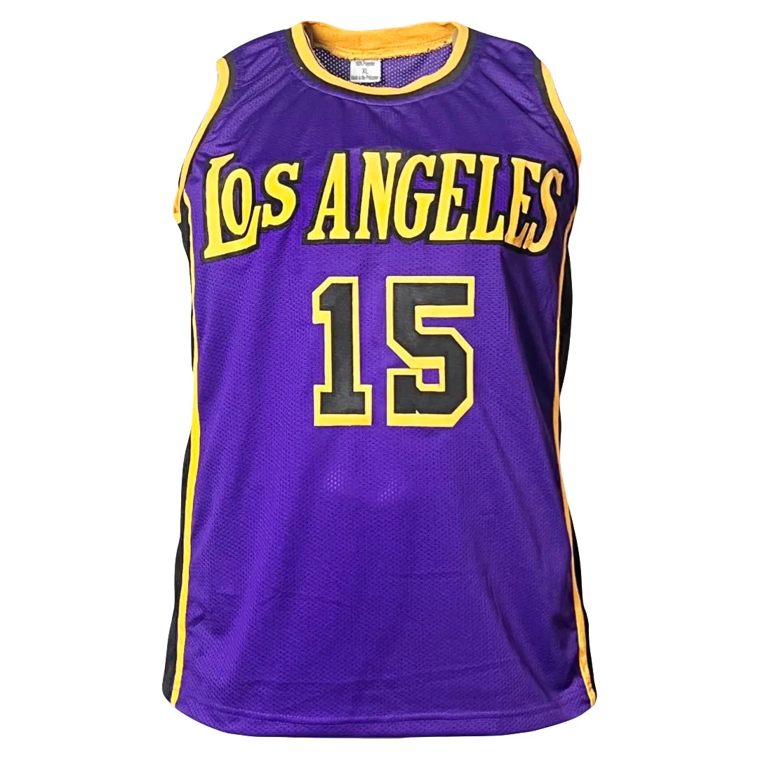 Austin Reaves Signed Los Angeles Purple Statement Edition Basketball Jersey (Beckett)