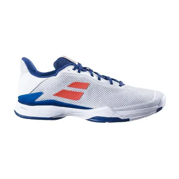 Babolat Jet Tere All Court Men's Tennis Shoes - White/Estate Blue