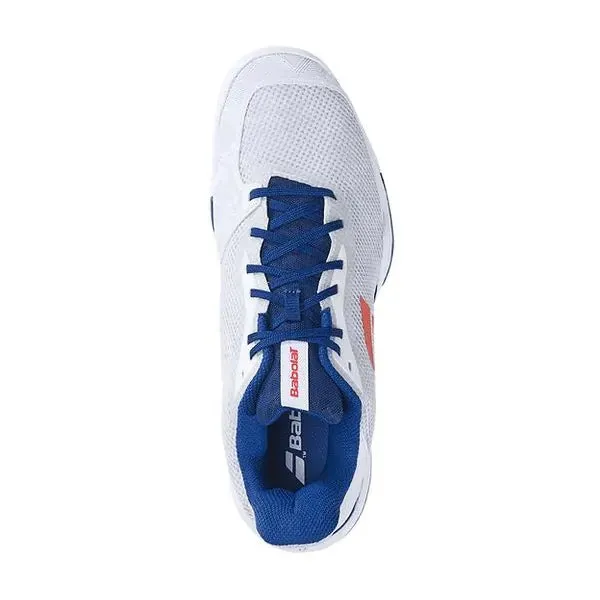 Babolat Jet Tere All Court Men's Tennis Shoes - White/Estate Blue