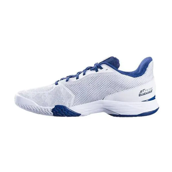 Babolat Jet Tere All Court Men's Tennis Shoes - White/Estate Blue