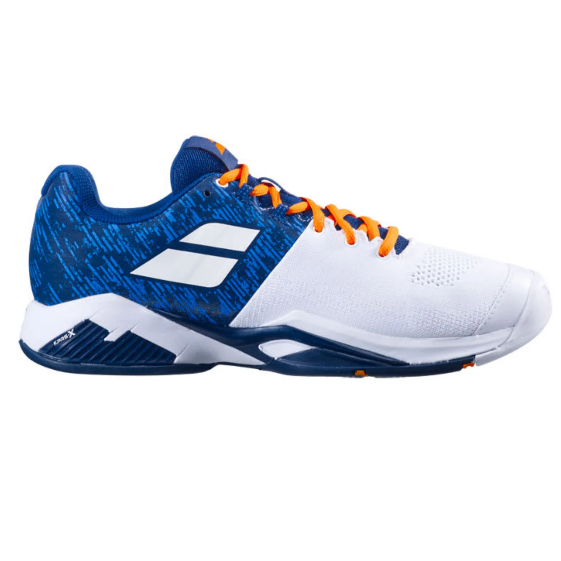 Babolat Propulse Blast All Court Men's Tennis Shoes - White/Dark Blue