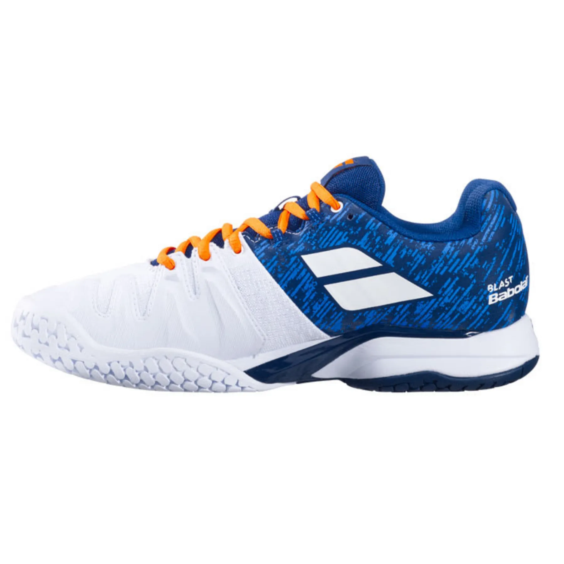 Babolat Propulse Blast All Court Men's Tennis Shoes - White/Dark Blue