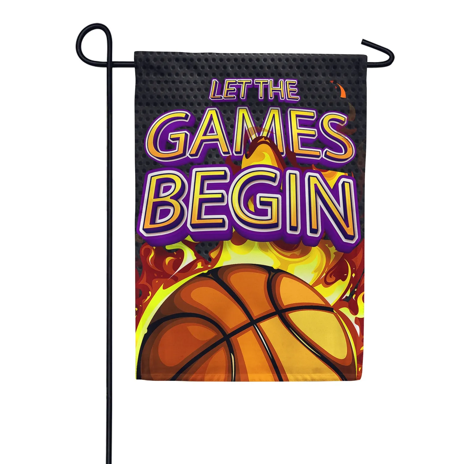 Basketball Fever Double Sided Garden Flag