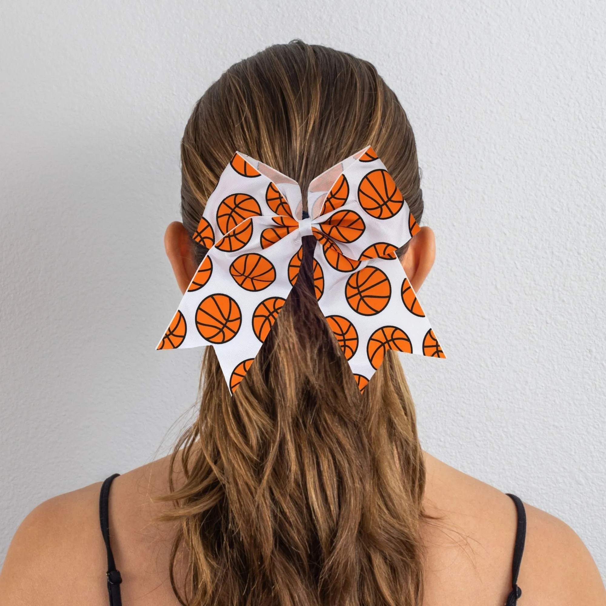 Basketball Sports Hair Bow