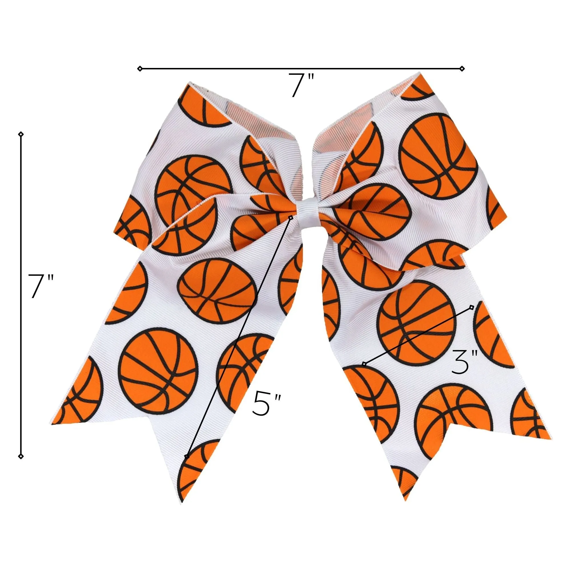 Basketball Sports Hair Bow