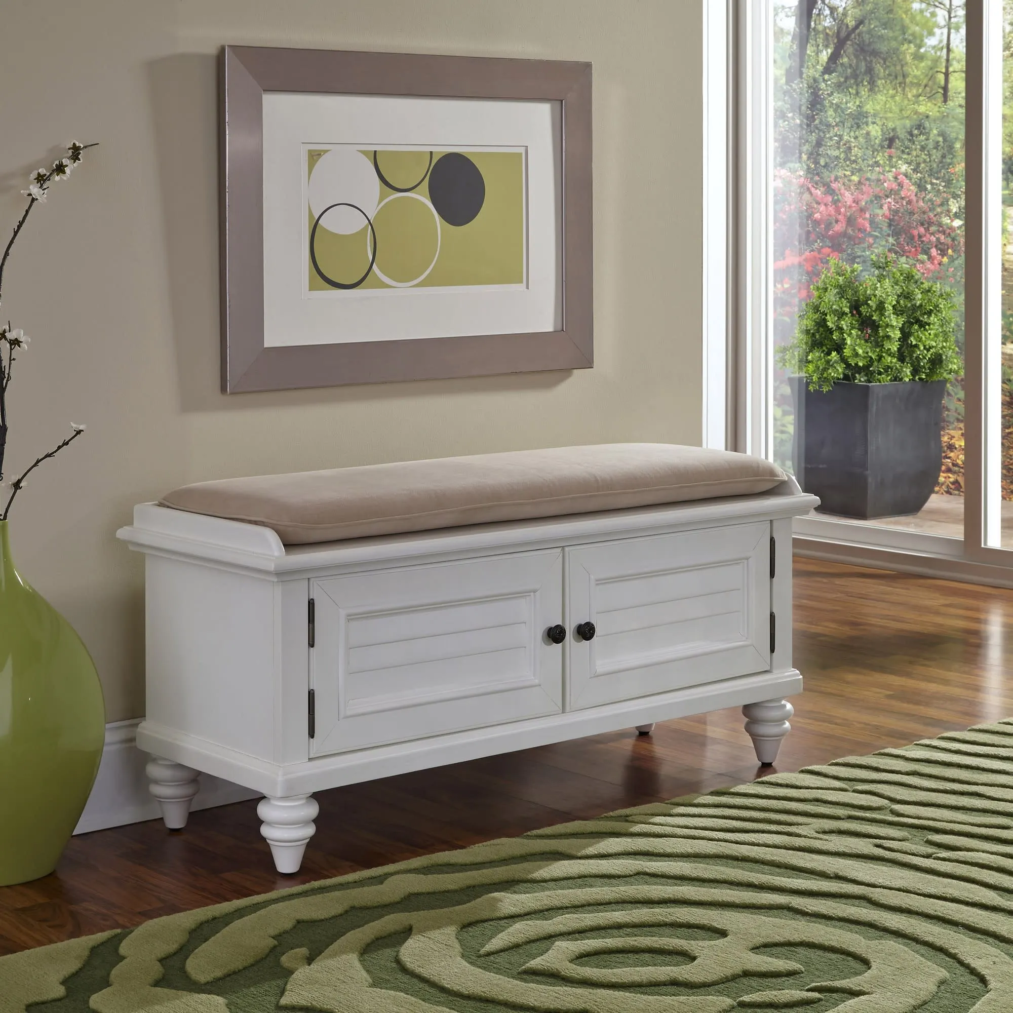 Bermuda Off-White Storage Bench