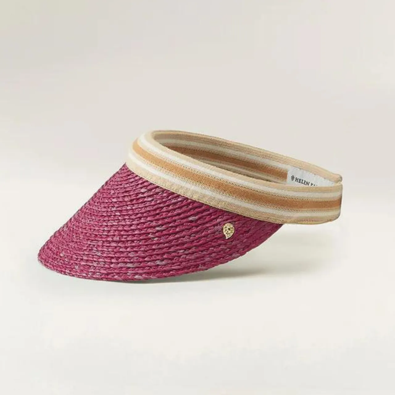 Bianca Visor in Orchid/Nougat Stripe