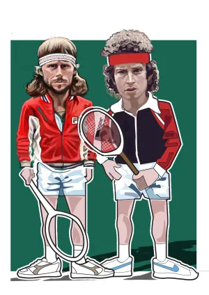 Borg & McEnroe  Print