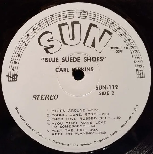 Carl Perkins - Blue Suede Shoes (LP, Comp, Promo) (VG)