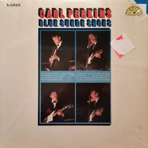 Carl Perkins - Blue Suede Shoes (LP, Comp, Promo) (VG)