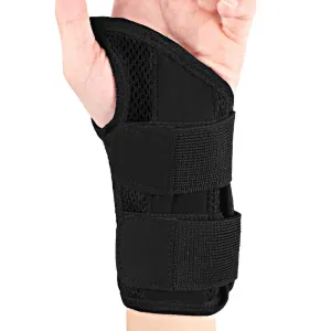 Carpal Tunnel Wrist Brace Support With Metal Stabilizer-Left(L/XL)