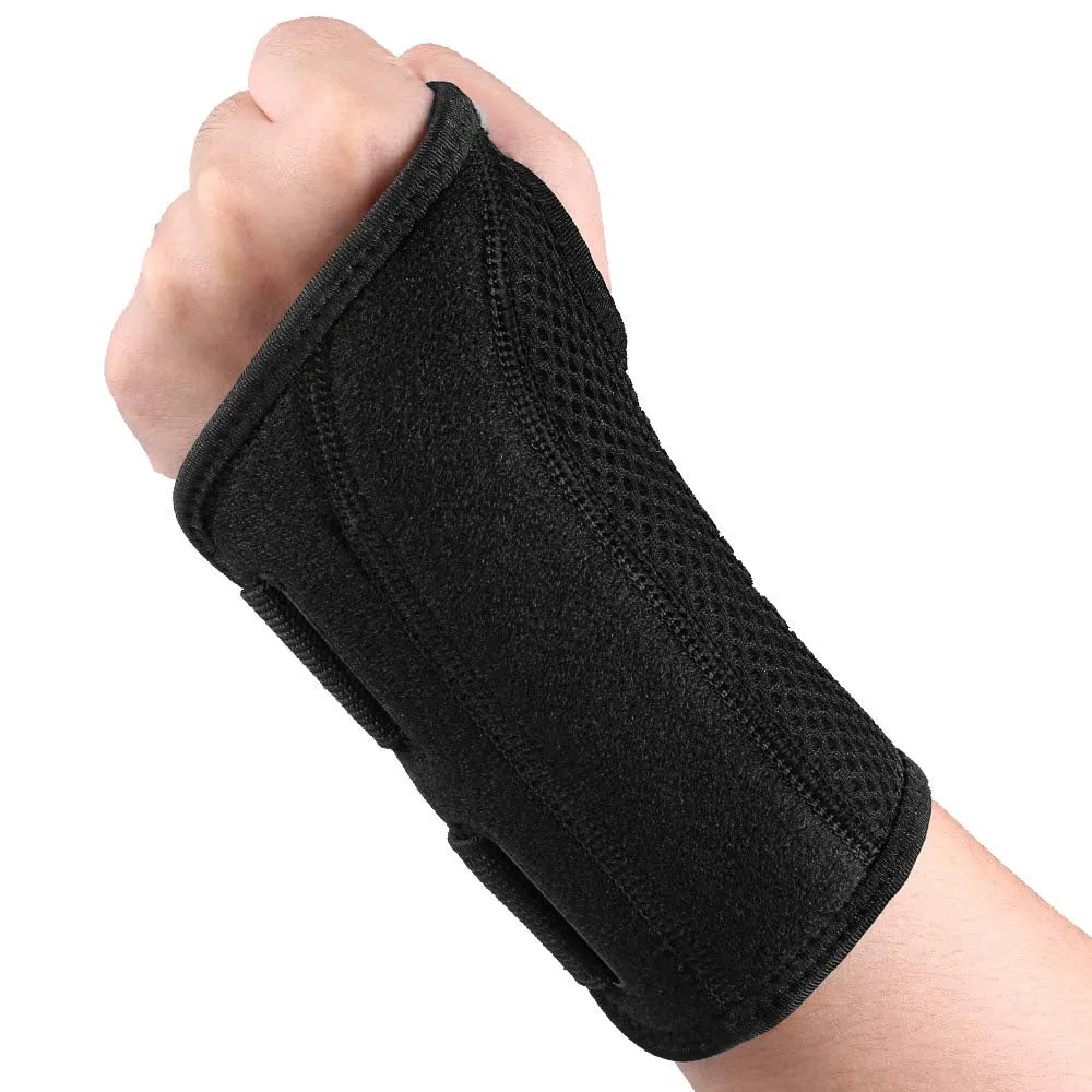 Carpal Tunnel Wrist Brace Support With Metal Stabilizer-Left(S/M)