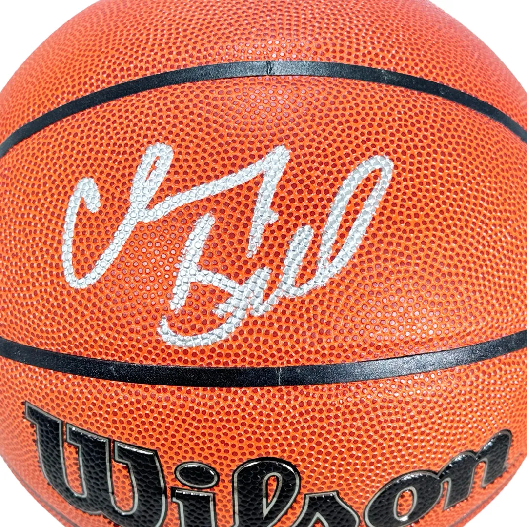 Chauncey Billups Signed NBA Wilson Authentic Series Basketball (Beckett)