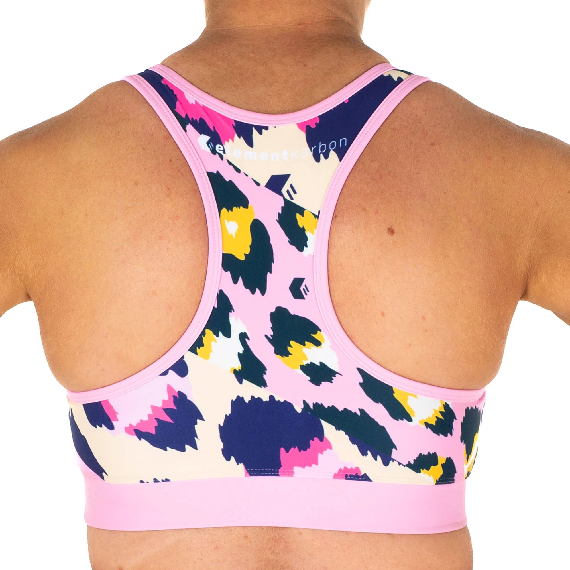 Cheetarah Sports Bra Pink/Peachy