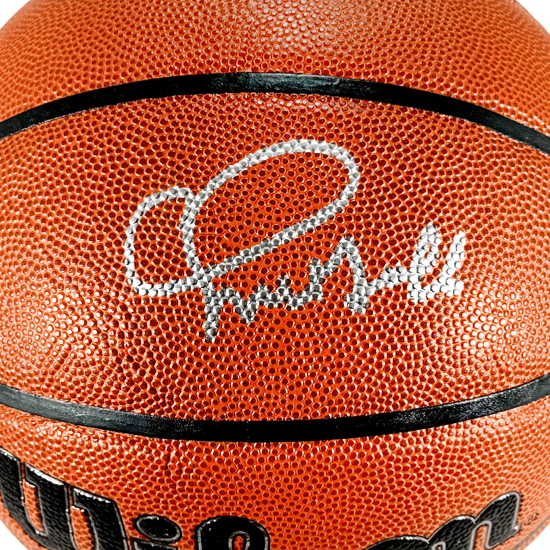 Chris Mullin Signed NBA Wilson Authentic Series Basketball (Beckett)