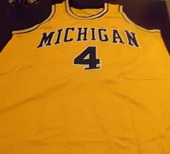 Chris Webber Michigan Wolverines College Basketball Throwback Jersey