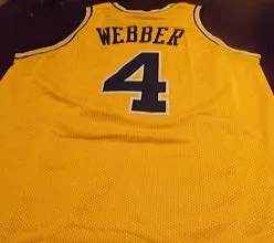 Chris Webber Michigan Wolverines College Basketball Throwback Jersey