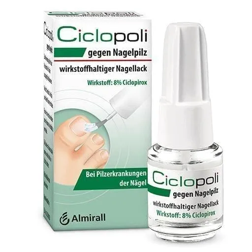 CICLOPOLI against toe nail fungus 6.6 ml ciclopirox