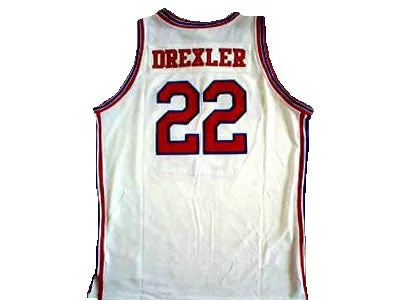 Clyde Drexler University of Houston College Basketball Throwback Jersey