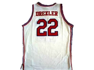 Clyde Drexler University of Houston College Basketball Throwback Jersey