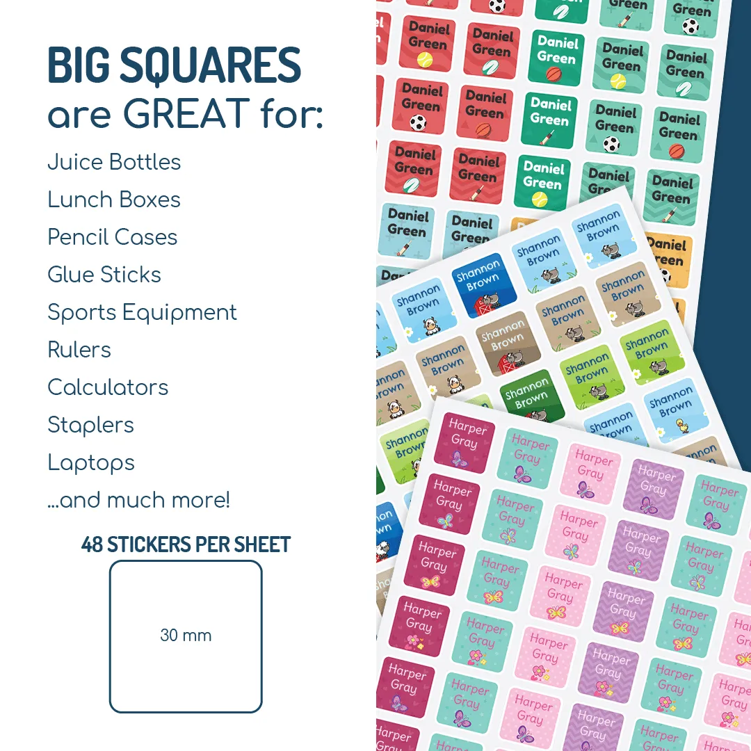 Colour Big Squares - Designer themes