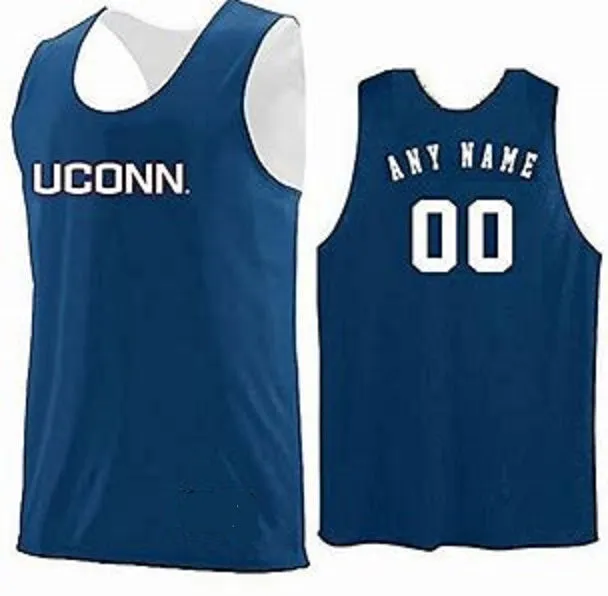 Connecticut (UCONN) Huskies Customizable College Basketball Jersey